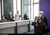 آیت الله آملی لاریجانی رئیس مجمع تشخیص مصلحت نظام  در محل صندوق اخذ رای در شورای نگهبان
