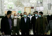 محسن رضایی میرقائد نامزد سیزدهمین دوره ریاست جمهوری اسلامی پای صندوق رای در حرم مطهر حضرت عبدالعظیم حسنی(ع) شهرری