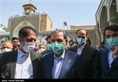 محسن رضایی میرقائد نامزد سیزدهمین دوره ریاست جمهوری اسلامی پای صندوق رای در حرم مطهر حضرت عبدالعظیم حسنی(ع) شهرری