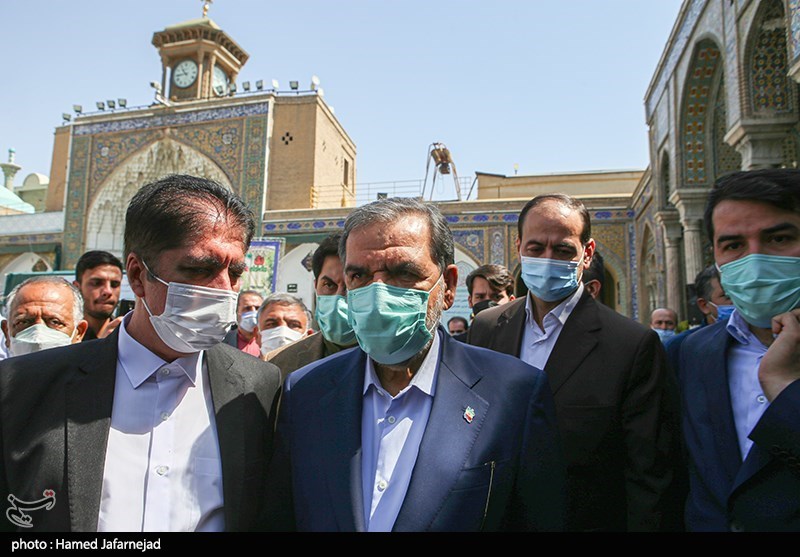 محسن رضایی میرقائد نامزد سیزدهمین دوره ریاست جمهوری اسلامی پای صندوق رای در حرم مطهر حضرت عبدالعطیم الحسنی(ع) شهرری