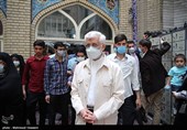 حضور سعید جلیلی در شعبه اخذ رأی مستقر در مسجد فاطمیه محله خزانه تهران
