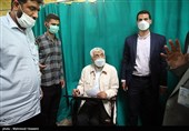 حضور سعید جلیلی در شعبه اخذ رأی مستقر در مسجد فاطمیه محله خزانه تهران