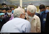 حضور سعید جلیلی در شعبه اخذ رأی مستقر در مسجد فاطمیه محله خزانه تهران