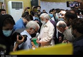 حضور سعید جلیلی در شعبه اخذ رأی مستقر در مسجد فاطمیه محله خزانه تهران