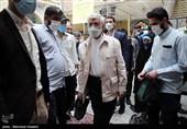 حضور سعید جلیلی در شعبه اخذ رأی مستقر در مسجد فاطمیه محله خزانه تهران