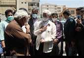 حضور سعید جلیلی در شعبه اخذ رأی مستقر در مسجد فاطمیه محله خزانه تهران