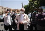 حضور سعید جلیلی در شعبه اخذ رأی مستقر در مسجد فاطمیه محله خزانه تهران