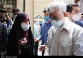حضور سعید جلیلی در شعبه اخذ رأی مستقر در مسجد فاطمیه محله خزانه تهران