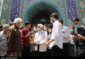 حضور سعید جلیلی در شعبه اخذ رأی مستقر در مسجد فاطمیه محله خزانه تهران