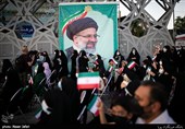 جشن پیروزی آیت‌الله سید ابراهیم رئیسی در سیزدهمین دوره انتخابات ریاست جمهوری