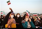 جشن پیروزی ابراهیم رئیسی در انتخابات