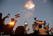 جشن پیروزی ابراهیم رئیسی در انتخابات