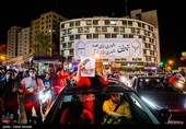 جشن پیروزی ابراهیم رئیسی در انتخابات