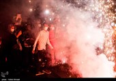 جشن پیروزی ابراهیم رئیسی در انتخابات
