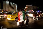جشن پیروزی ابراهیم رئیسی در انتخابات