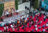مداحی محمدحسین پویانفر،محمدفصولی،مهدی رعنایی در مراسم جشن عیدغدیرخم ،حرم امام زاده صالح (ع)