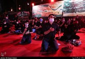 عزاداری شب اول محرم در هیئت ریحانةالحسین