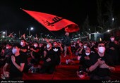 عزاداری شب اول محرم در هیئت ریحانةالحسین