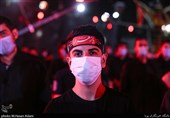 عزاداری شب اول محرم در هیئت ریحانةالحسین