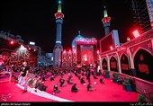 مراسم عزاداری شب ششم محرم هیئت ریحانه‌النبی در امامزاده صالح (ع) 