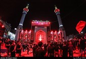 مراسم عزاداری شب ششم محرم هیئت ریحانه‌النبی در امامزاده صالح (ع) 