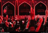 مراسم عزاداری شب ششم محرم هیئت ریحانه‌النبی در امامزاده صالح (ع) 