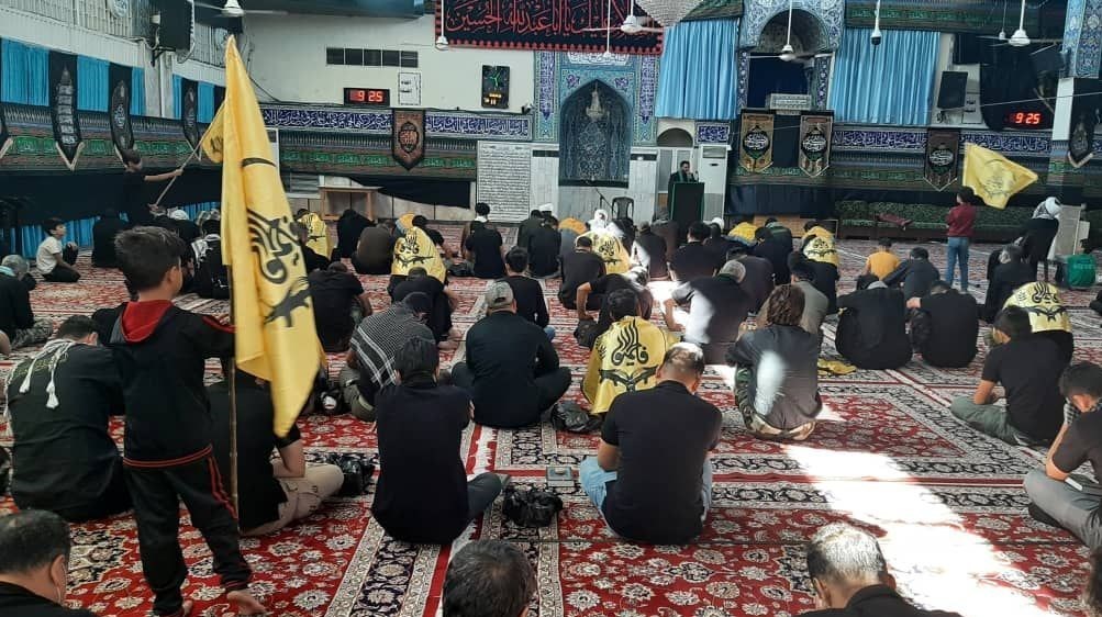 لشکر فاطمیون , مدافعان حرم , جبهه مقاومت اسلامی , ماه محرم , عزاداری , حرم مطهر حضرت زینب (س) , دمشق ,