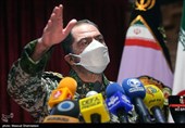 نشست خبری امیر علیرضا صباحی فرد فرمانده نیروی پدافند هوایی ارتش