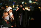 مراسم رونمایی از مستند دستمال سرخها در  کهف الشهداء تهران