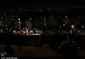 مراسم رونمایی از مستند دستمال سرخها در  کهف الشهداء تهران
