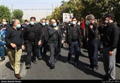 سردار سلامی فرمانده کل سپاه پاسداران انقلاب اسلامی در راهپیمایی جاماندگان اربعین