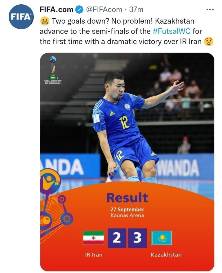 فوتسال , تیم ملی فوتسال ایران , جام جهانی فوتسال ,