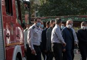 بازدید سرزده وزیر کشور از ایستگاه یک آتش‌نشانی تهران + تصاویر