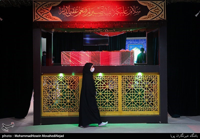 وداع با پیکر شهید مدافع حرم هادی شریفی