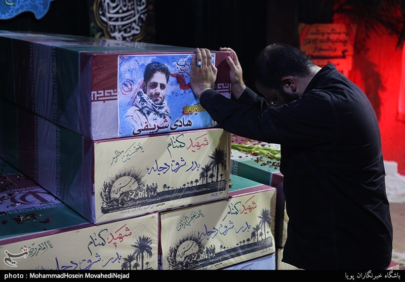 وداع با پیکر شهید مدافع حرم هادی شریفی