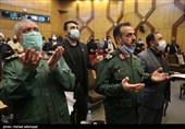 سردار علی فدوی جانشین فرمانده کل سپاه پاسداران در مراسم ششمین اجلاسیه بین المللی مجاهدان در غربت