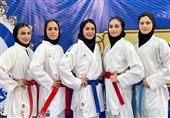 ترکیب تیم ملی کاراته بانوان برای مسابقات جهانی امارات مشخص شد