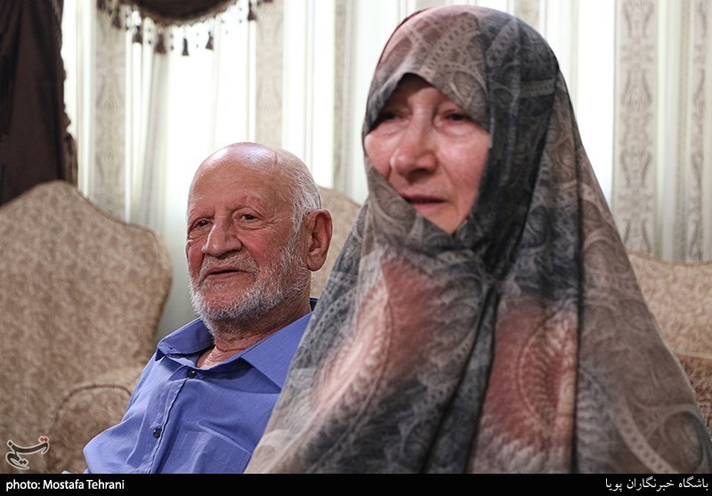 پدر و مادر شهید امیرسعید قاسمی