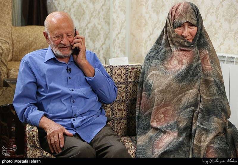 پدر و مادر شهید امیرسعید قاسمی