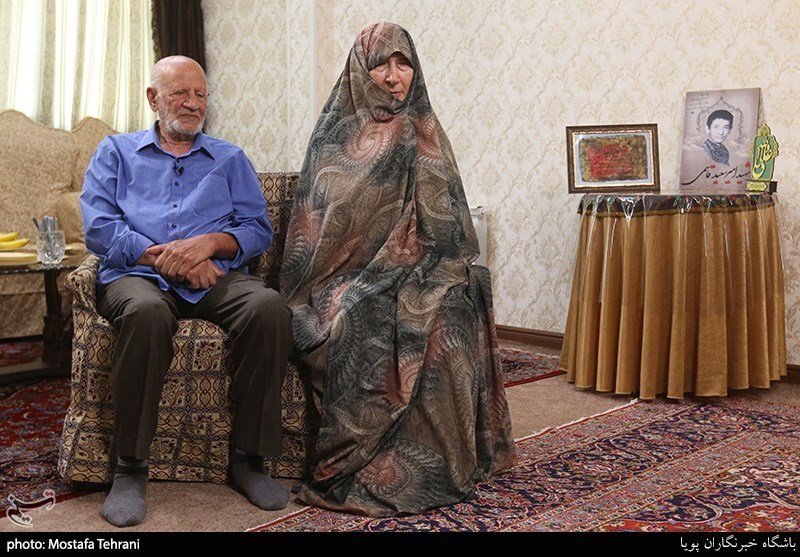 پدر و مادر شهید امیرسعید قاسمی