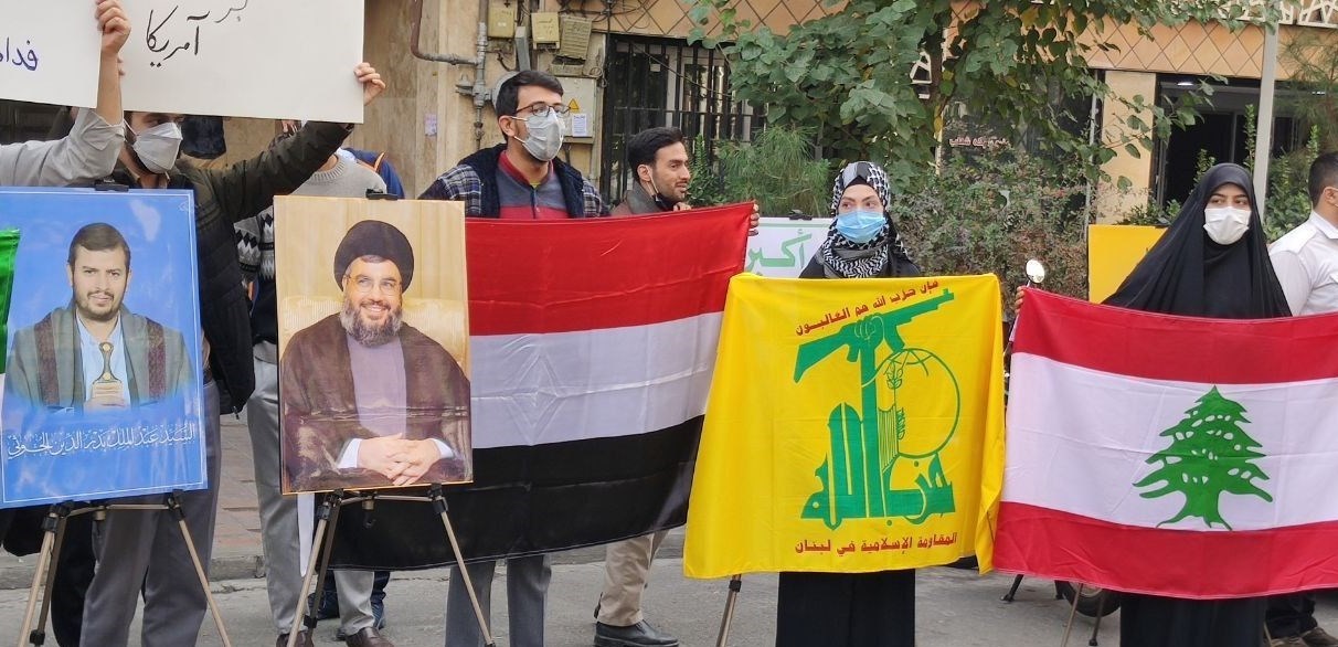 جنبش انصارالله یمن , لبنان ,