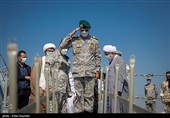 امیر دریادار حیب الله سیاری معاون هماهنگ کننده ارتش در رژه دریایی رزمایش مشترک ذوالفقار ۱۴۰۰ ارتش 