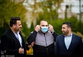 بهداد سلیمی وزنه بردار و احسان حدادی پرتابگر دیسک در مراسم انتخابات کمیسیون ورزشکاران کمیته ملی المپیک
