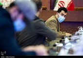 سجاد گنج زاده کاراته کار در مراسم انتخابات کمیسیون ورزشکاران کمیته ملی المپیک