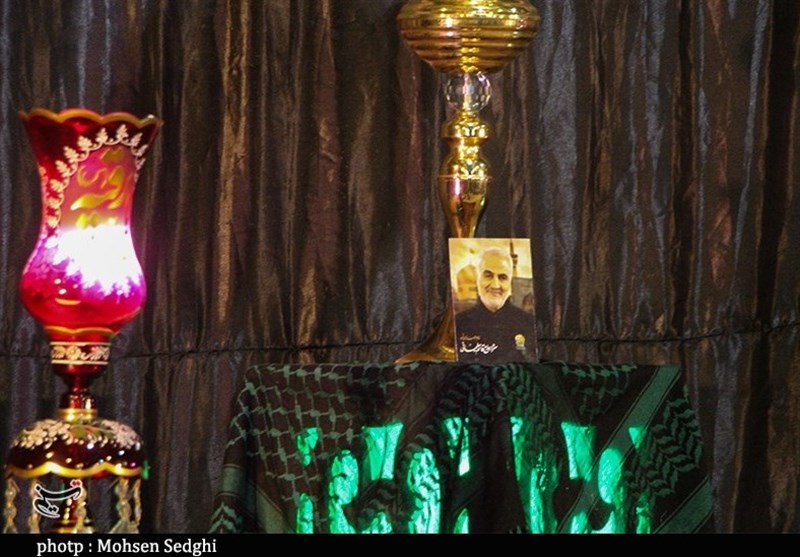 شهید , شهید سپهبد قاسم سلیمانی , هیئت , عزاداری ,