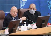 احمد وحیدی وزیر کشور و سید مسعود میرکاظمی معاون رئیس جمهور و رئیس سازمان برنامه و بودجه در نشست استانداران سراسر کشور با وزیر کشور 