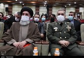  امیر سرتیپ آشتیانی  وزیر دفاع و حجت‌الاسلام سید ضیاء الدین آقاجان پور رئیس سازمان عقیدتی سیاسی وزارت دفاع 