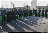 آیین رونمایی از اِلمان دانشمند شهید محسن فخری‌زاده در آبسرد،دماوند