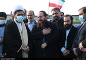 حضور فرزندان دانشمند شهید محسن فخری زاده در آیین رونمایی از اِلمان این شهید در آبسرد،دماوند