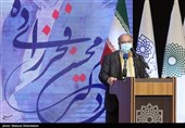 سخنرانی علیرضا زالی رییس دانشکاه علوم پزشکی دانشگاه شهید بهشتی در آیین دانشگاهی اولین سالگرد شهادت شهید محسن فخری زاده 